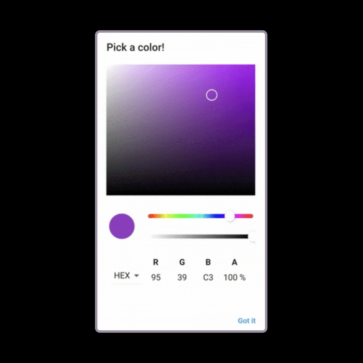 🔵 Reality check, Color picker & Dart 3